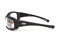 Окуляри захисні з ущільнювачем Global Vision Assault (clear) Anti-Fog, прозорі, фото 9