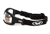 Окуляри захисні з ущільнювачем Global Vision Assault (clear) Anti-Fog, прозорі, фото 10