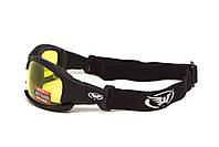 Окуляри захисні з ущільнювачем Global Vision Assault (yellow) Anti-Fog, жовті, фото 5