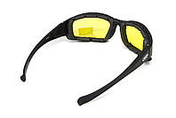 Окуляри захисні з ущільнювачем Global Vision Assault (yellow) Anti-Fog, жовті, фото 8