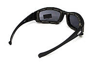 Окуляри захисні з ущільнювачем Global Vision Assault (gray) Anti-Fog, сірі, фото 8