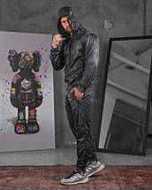 Стрічковий спортивний костюм Stone island x New balance blackВН1040, фото 3