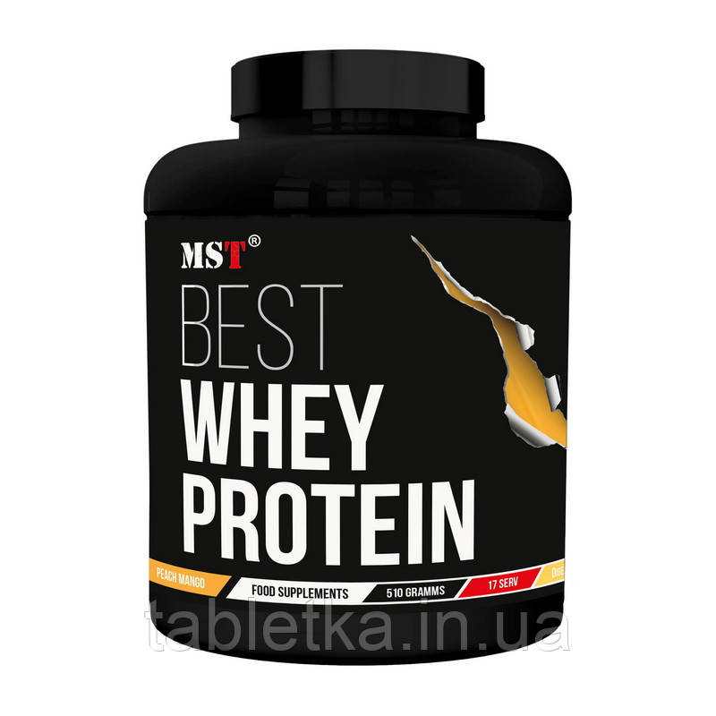 Best Whey Protein + Enzyme (510 g, banana yogurt) vanilla ice cream chocolate peach mango