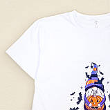 Футболка дитяча біла кулір Halloween, фото 2