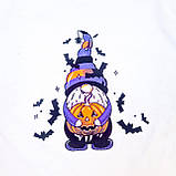 Футболка дитяча біла кулір Halloween, фото 3