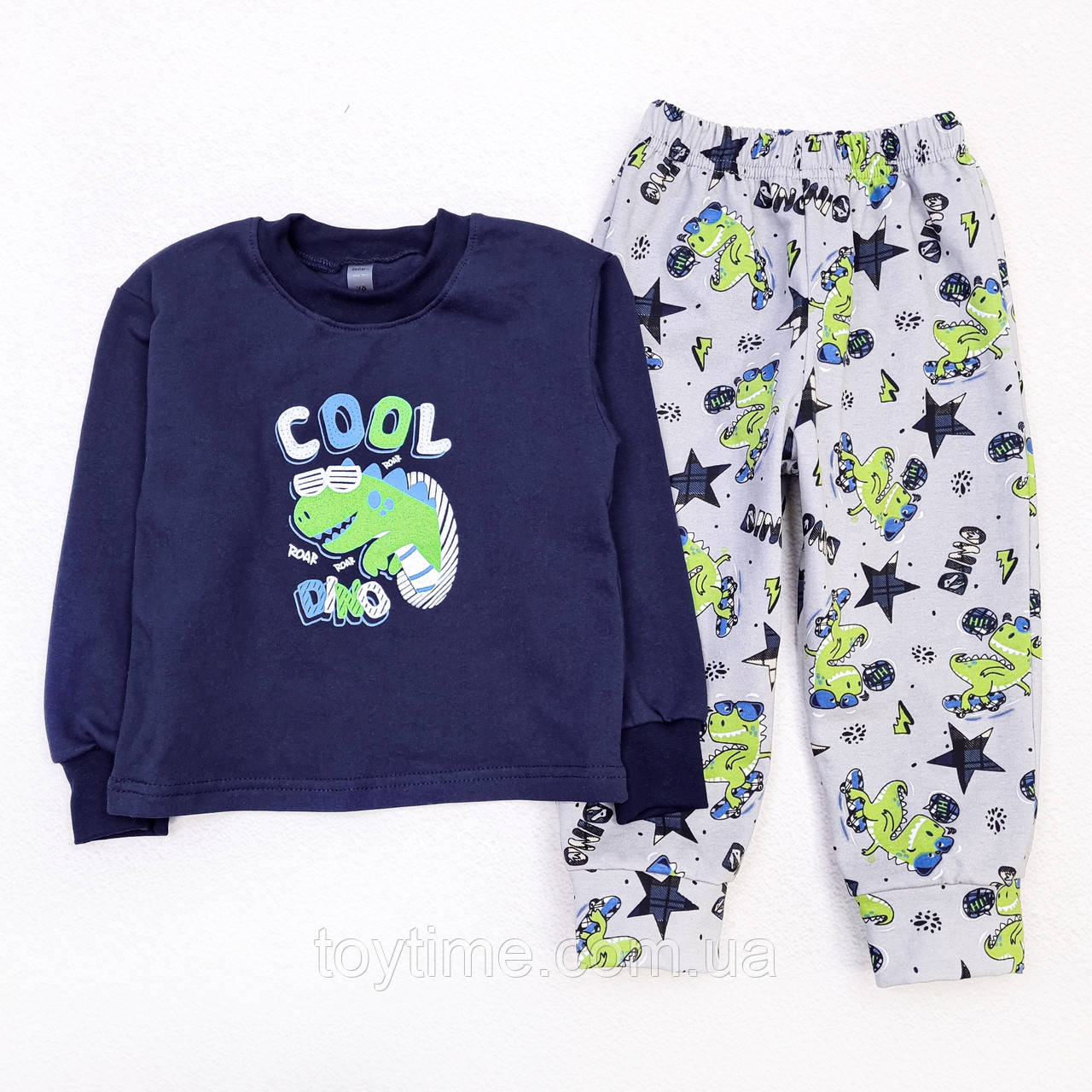 Піжама футер дитяча Dino Cool, фото 1