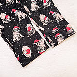 Піжама дитяча з начісом Christmas pug, фото 6