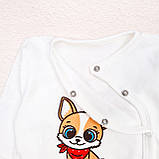 Набір в пологовий інтерлок боді повзуни Pets, фото 3