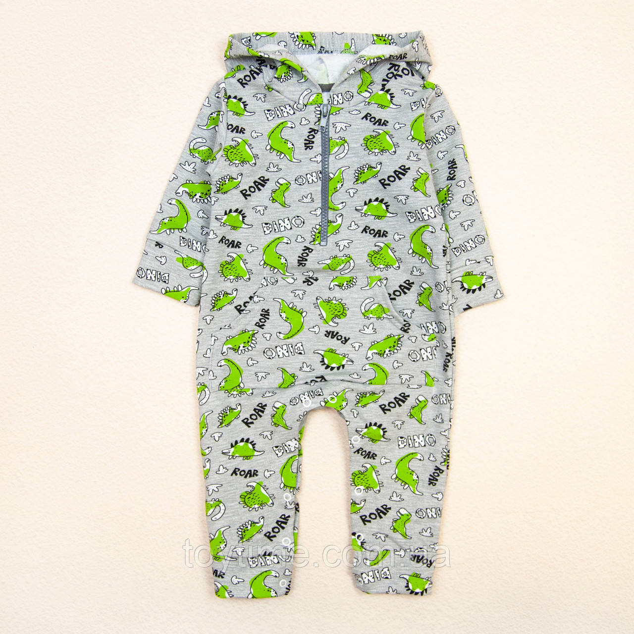 Ромпер дитячий двонитка Dino, фото 1