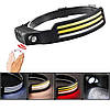 Ліхтарик акумуляторний наголовний BL-W689-LM+3COB, Ліхтарик на голову для домашніх робіт SP-67, фото 5