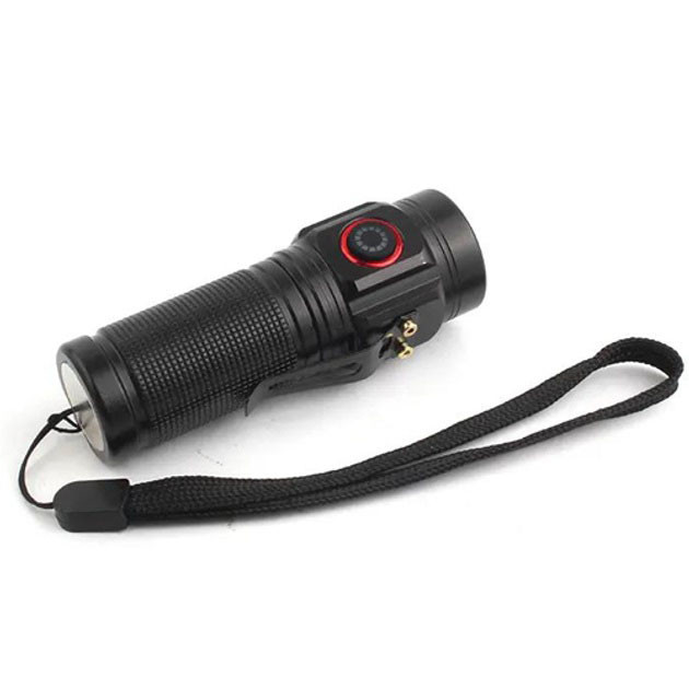 Ліхтарик потужний акумуляторний для дому, Ліхтарик військовий, Переносний ручний потужний ліхтар HI-62, фото 1