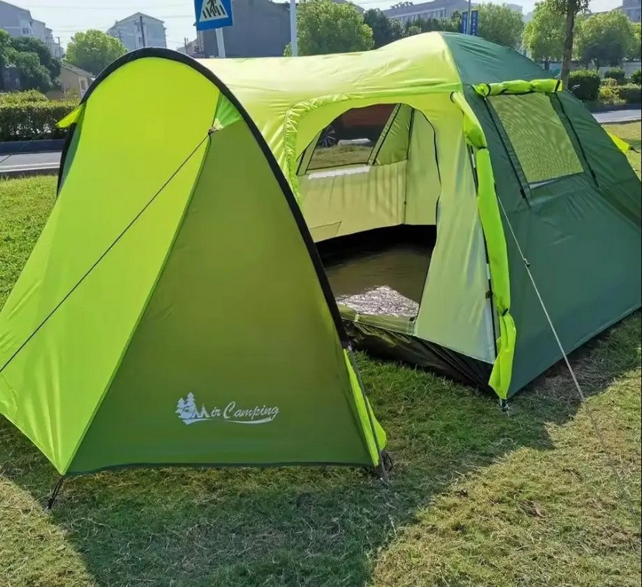 Намет Mimir MM1036 - 4-х місний - 400х250х155cm - Салатовий - Поліестер - 4,2kg