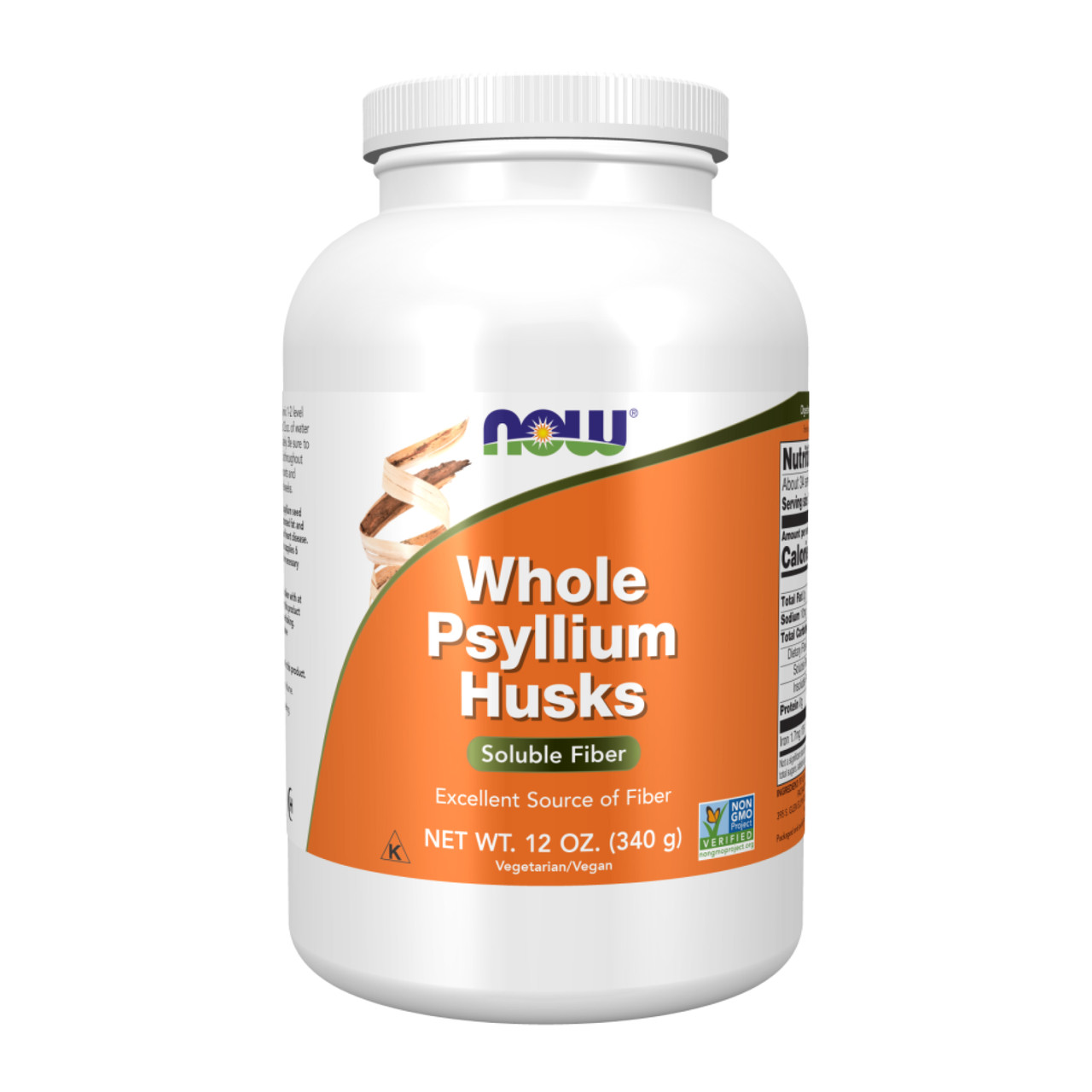 Psyllium Husks, Whole - 340g, фото 1