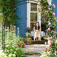 Роза арка металева 2 шир