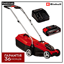 Газонокосарка акумуляторна безщіткова Einhell GE-CM 18/32 Li - Solo АКБ 18 В 4 Ач Ширина скошування 32 см