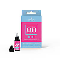 Збудливо масло для клітора з вібрацією і охолоджуючим ефектом Sensuva ON Arousal Oil for her Ice 5 мл Кайф