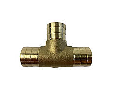 Перехідник (трійник) шлангів обігрівача (D 18х18х18) латунь БС Авто