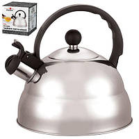 Чайник SS 2.5л подвійне дно, в кор. 20*20*21см (12 шт.)