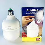 Акумуляторна лампа 20W E27 ALMINA 20W вбудований акумулятор Дропшипинг SV227, фото 5