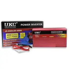 Перетворювач 12v-220v напруги 4000W UKC AC/DC AR інвертор AR-4000M iC227