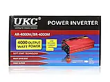 Перетворювач 12v-220v напруги 4000W UKC AC/DC AR інвертор AR-4000M SV227, фото 4