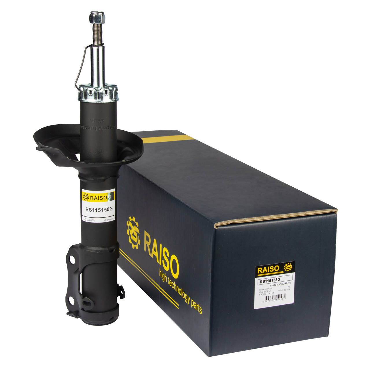 Амортизатор передній Raiso (Швеція) Volkswagen Golf 2, Фольксваген Гольф 2   01-  #RS115158 UAOTMWH4, фото 1