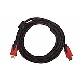 Кабель HDMI — HDMI 3m посилений в обмотуванні 3 м SV227, фото 4
