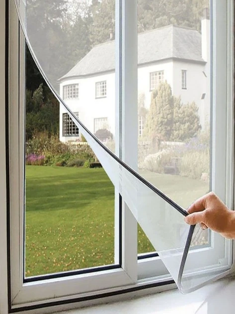 Антимоскітна сітка 150х180 см на магнітах від комарів Screentastic Pro Magnetic Mosquito Net cm-01 M