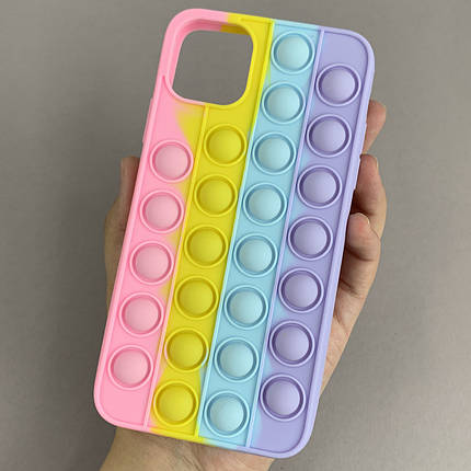 Чохол для iPhone 11 Pro Max Pop it антистрес силіконовий чохол поп іт на телефон айфон 11 про макс ORG 4, фото 1