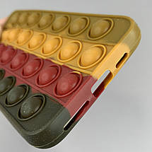 Чохол для iPhone 11 Pro Max Pop it антистрес силіконовий чохол поп іт на телефон айфон 11 про макс ORG 9, фото 4