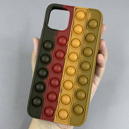 Чохол для iPhone 11 Pro Max Pop it антистрес силіконовий чохол поп іт на телефон айфон 11 про макс ORG 9, фото 1