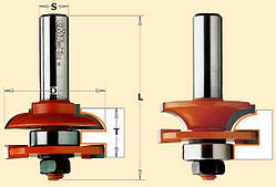 Фрези СМТ для фасадів меблів Profile A D44,4-T18-22-R8-L71-d12