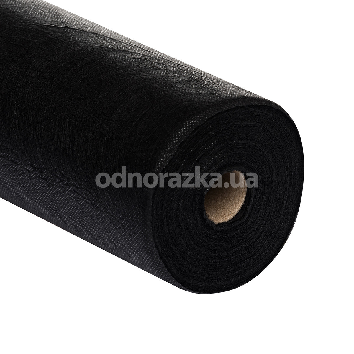 Одноразове простирадло в рулоні, спанбонд, 0.6х200м (17г/м2), ЕКОНОМ, чорне