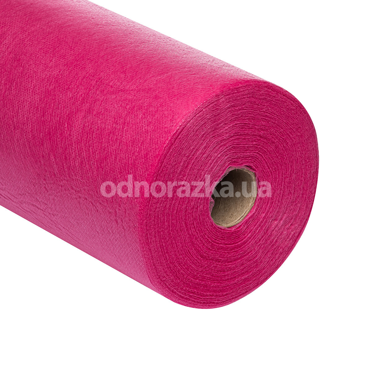Одноразове простирадло в рулоні, спанбонд, 0.6х500м (17г/м2), ЕКОНОМ, рожеве