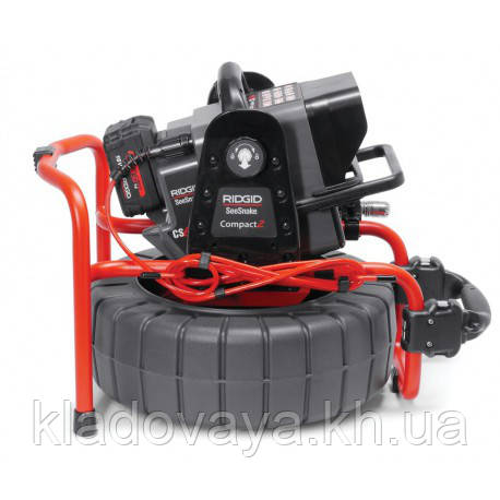Барабан SeeSnake Compact2 Система SeeSnake Compact2 з монітором CS6Pak з цифровим записом (230 В), з 1 акумулятором 4.0 і зарядним