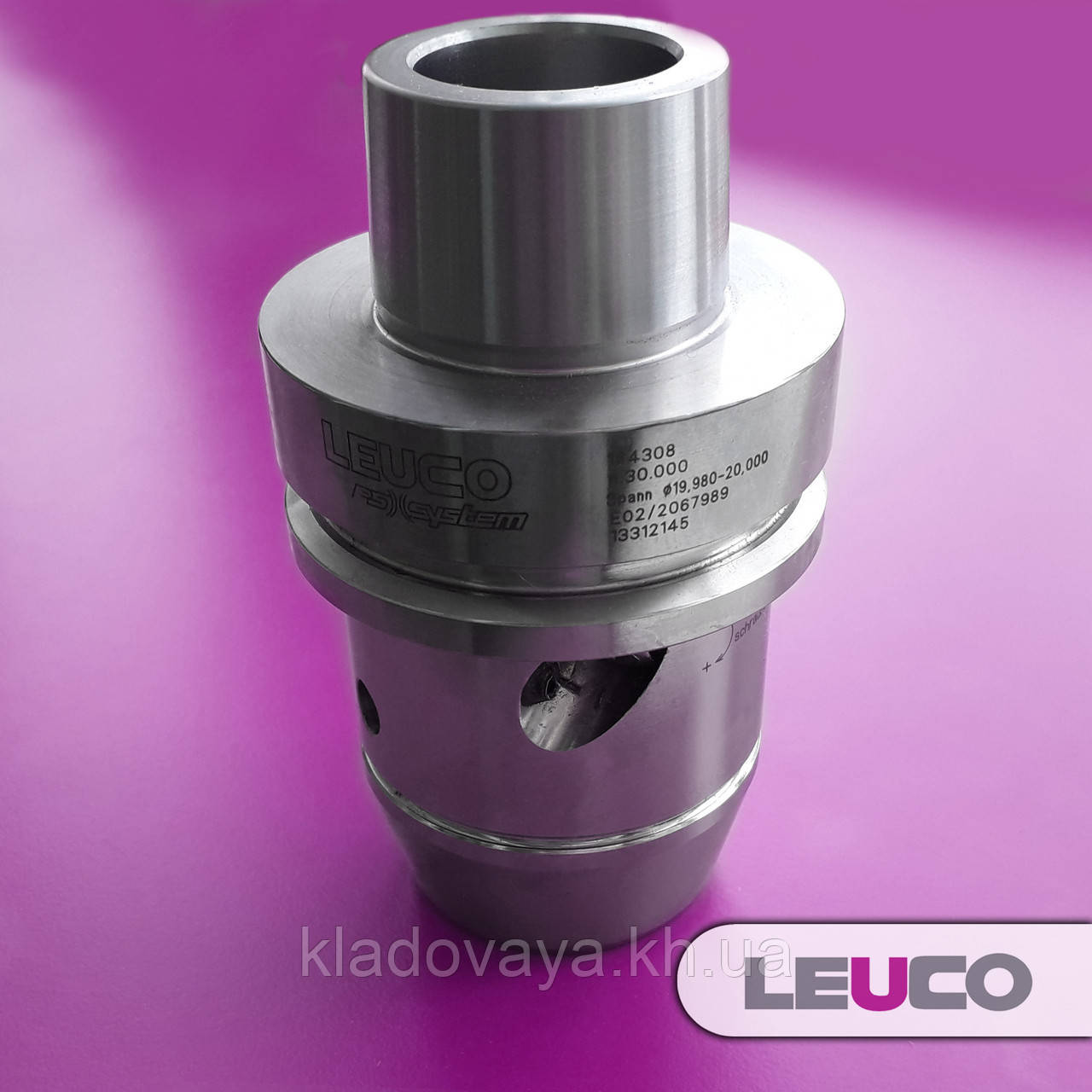 Гідрозатискний патрон Leuco ps-System з хвостовиком HSK 63F для ЧПК