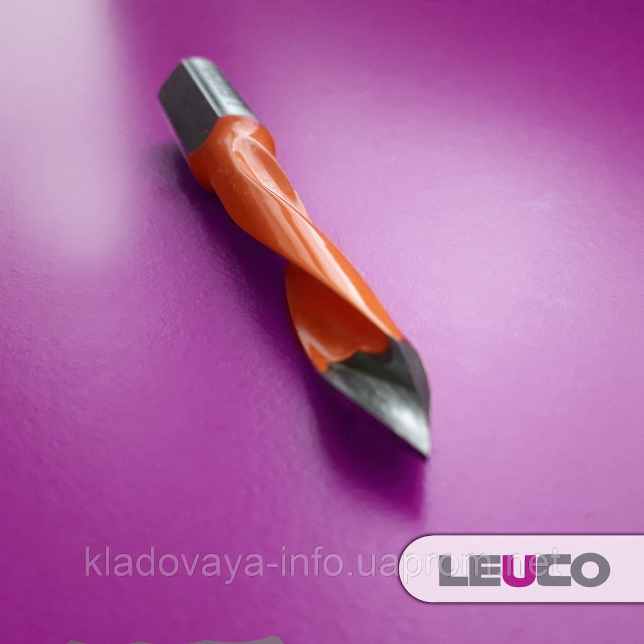 Свердло для наскрізних отворів Leuco EcoLine з наконечником із твердого сплаву 8x70x44x10 (ліве)