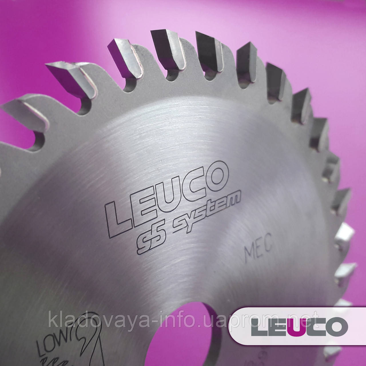 Пазова фреза Leuco "G5" (ДСП, масивна деревина, пластик) 120х4х2,8х20 z = 35