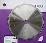 Диск пиляльний за ламінатом, ДСП і МДФ Leuco 300x3,2/2,2x30 Z = 96 для форматно-розкроєних станків, фото 3