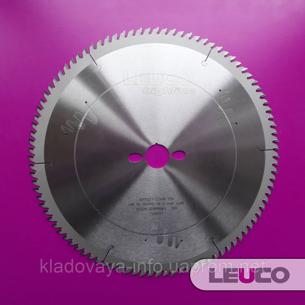 Торцювальні дискові пили Leuco, 300x3,2x2,2x30 Z=96 (чистові)