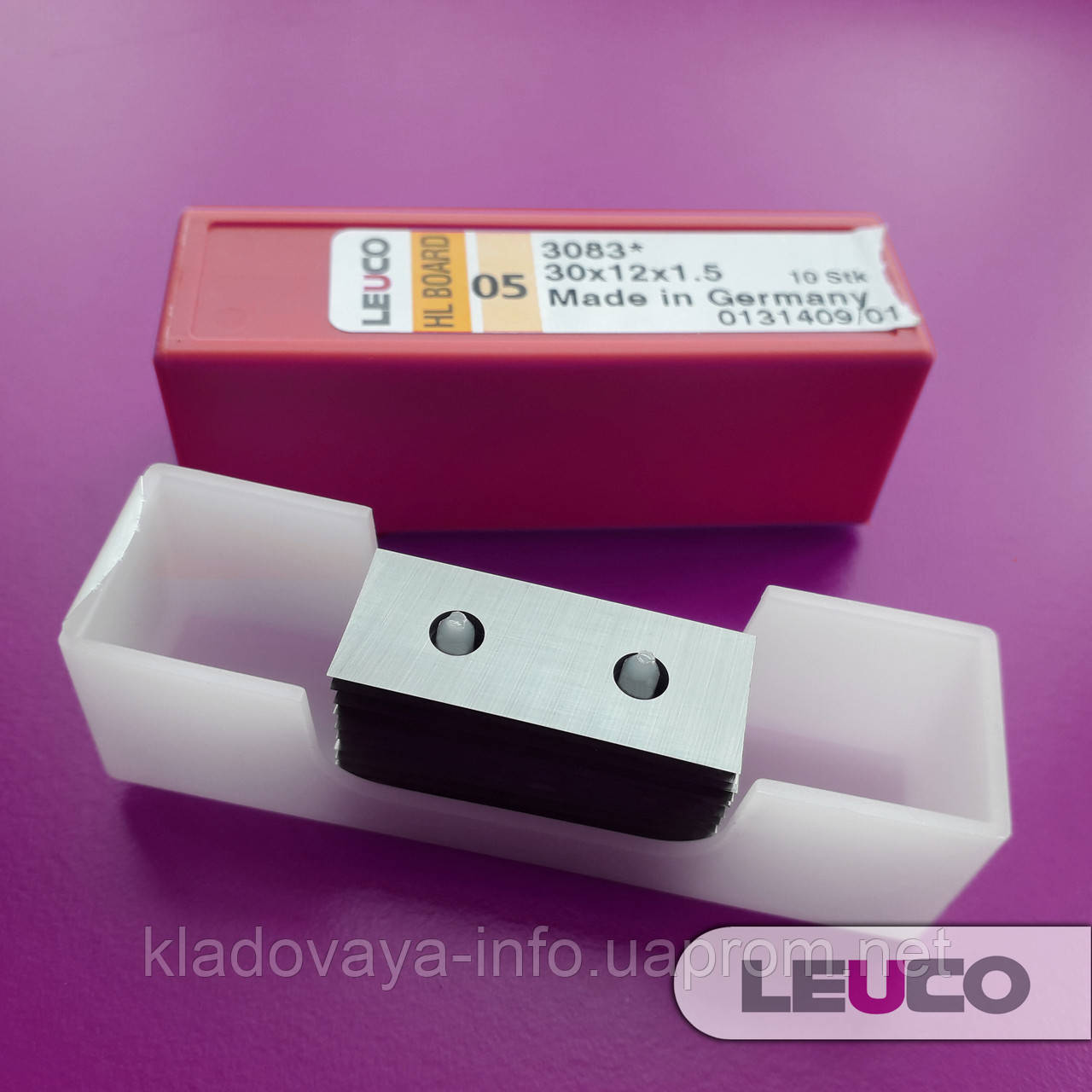 Змінні поворотні твердосплавні ножі (пластини) Leuco 30x12x1,5