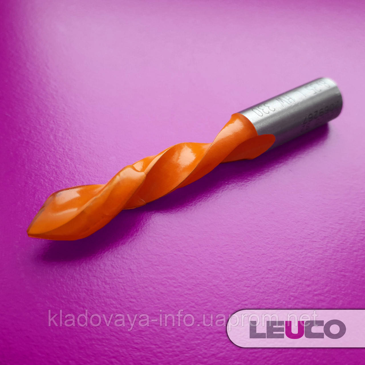 Крізне свердло Leuco 8x70x35x10 з напрямною канавкою (ліве)