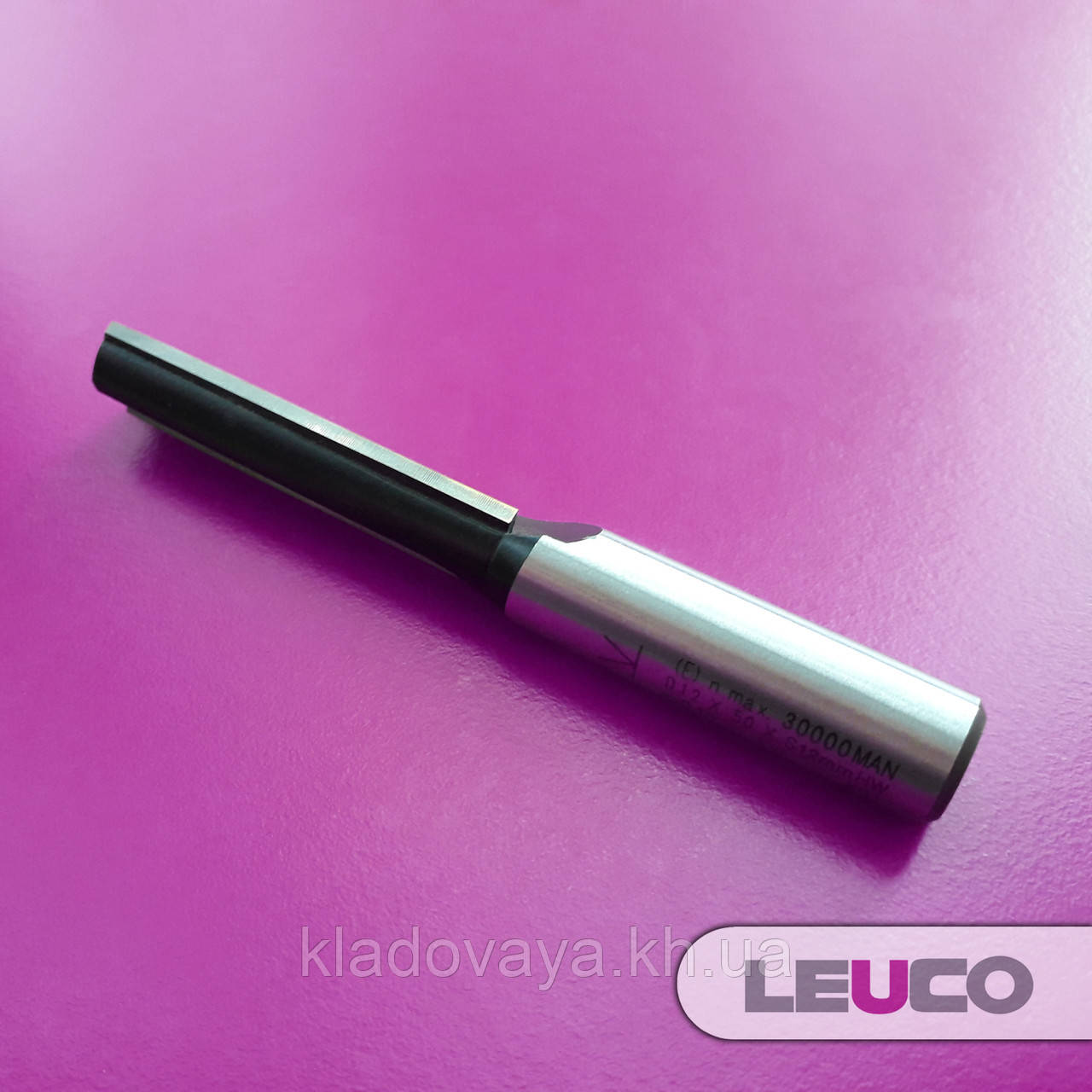 Кінцева пряма пазова фреза Leuco 12х50х94х12, z = 2