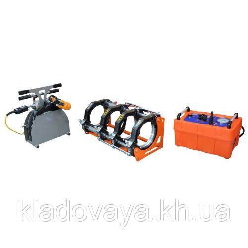 Апарат для зварювання пластикових труб і конструкцій встик Ritmo Basic 250 With Inserts diam D 75-225 мм