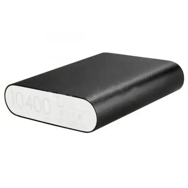Повербанк 10400 mah портативний акумулятор Power Bank чорний