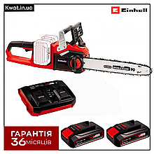 Пила ланцюгова безщіткова Einhell GE-LC 36/35 Li-Solo Шина 35 см 2 АКБ 18 В 3 Ач ЗУ