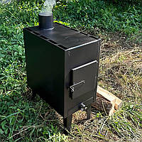 Піч-буржуйка з радіатором BP-KYIV + варильною поверхнею 4 мм R_2331