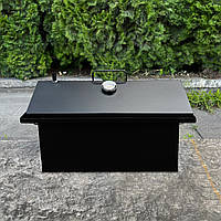 Коптильня 546х306х353 2мм KOP-ST2-39L-T із гідрозатвором + термометр переносна R_2334