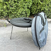 Сковорода з диска SDR-40KCH + кришка + чохол Комплект для відкритого вогню R_2335