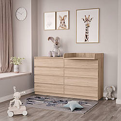 Сповивальний комод 8 ящиків Сонома 160см